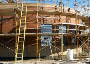 LVL scaffold plank in use