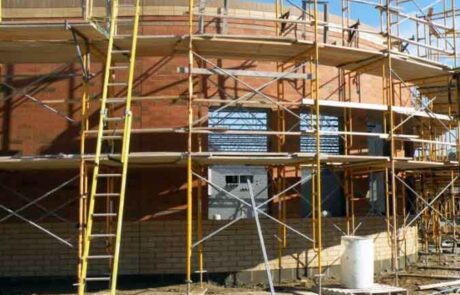 LVL scaffold plank in use