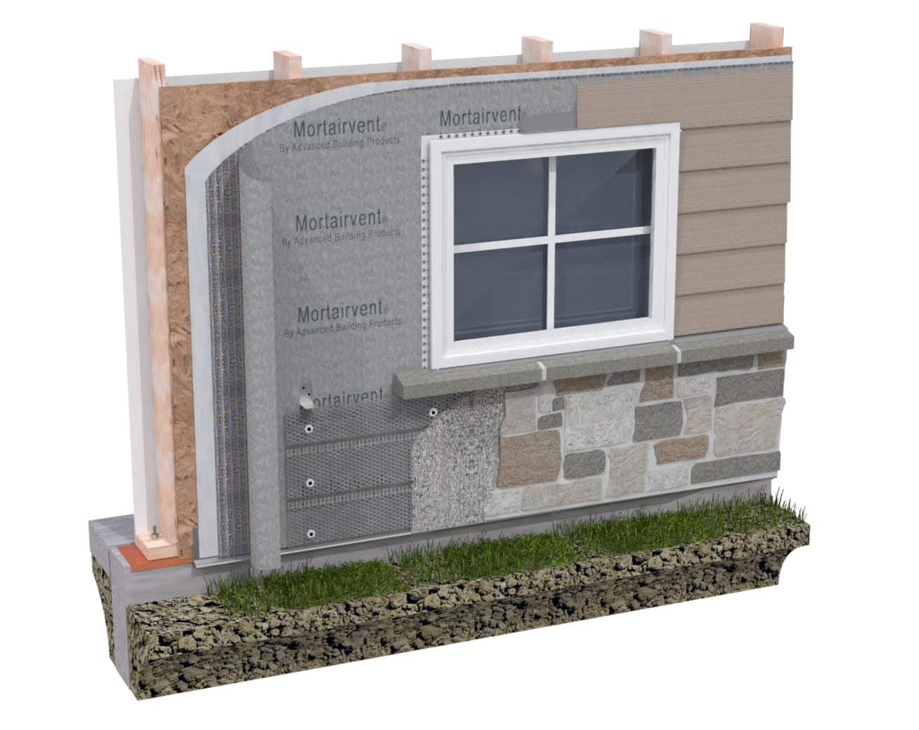 Mortairvent Rainscreen