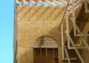 North Star Forest Materials OSB Panels being used in a structure
