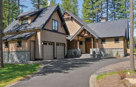 Douglas Fir trim boards & fascia on house