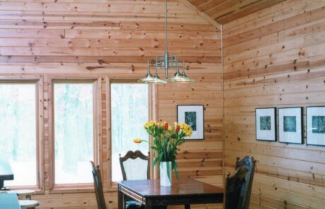 Mountain Lodge Pine Paneling