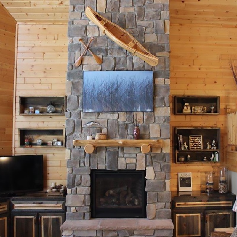 Glacier Lodge Factory Finished Pine Paneling