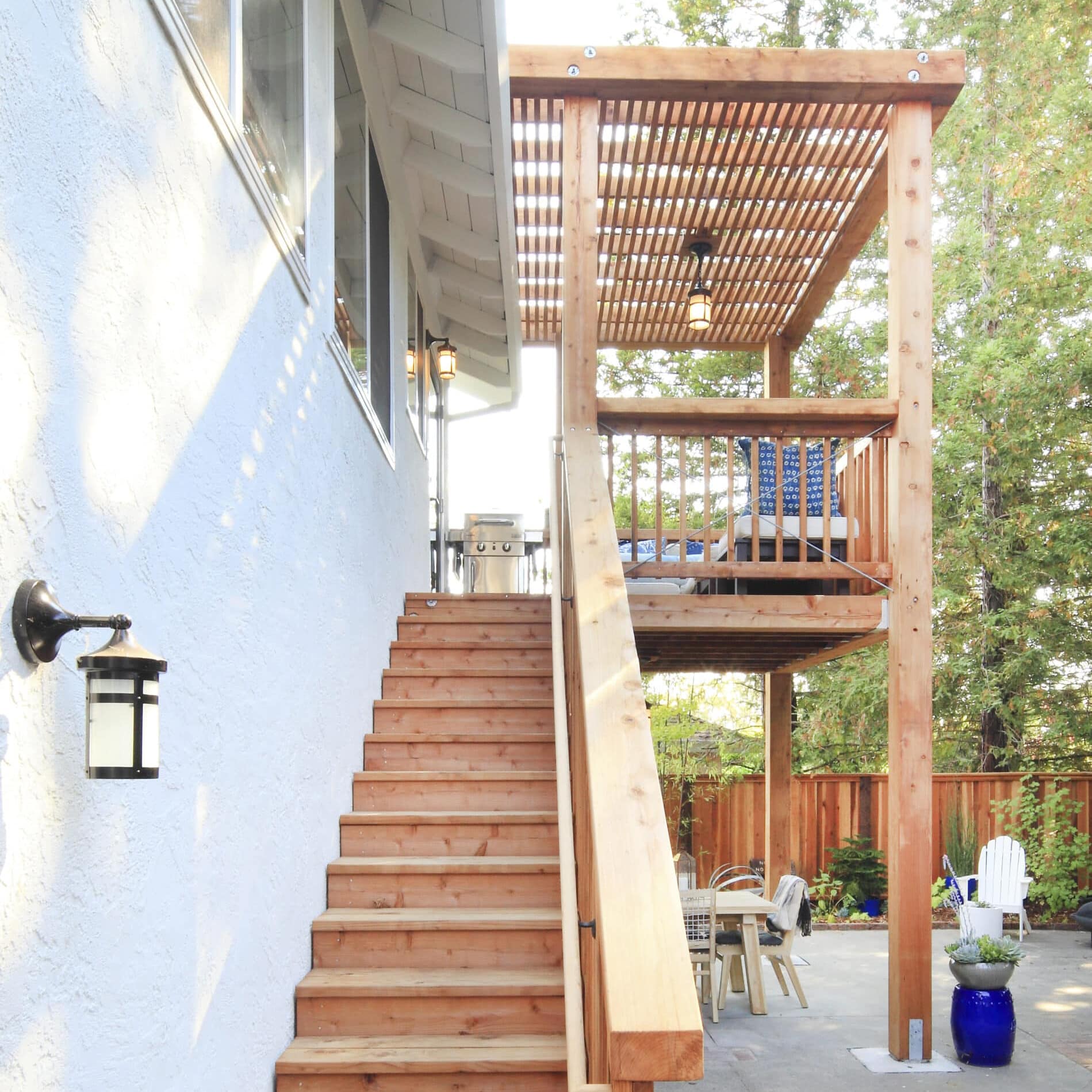 Redwood Decking