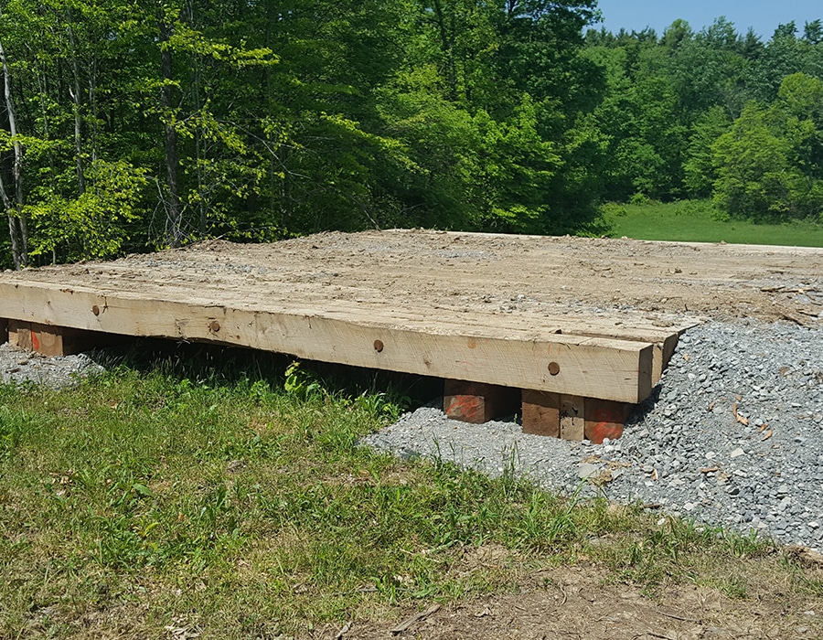 Air Bridge on gravel outdoors