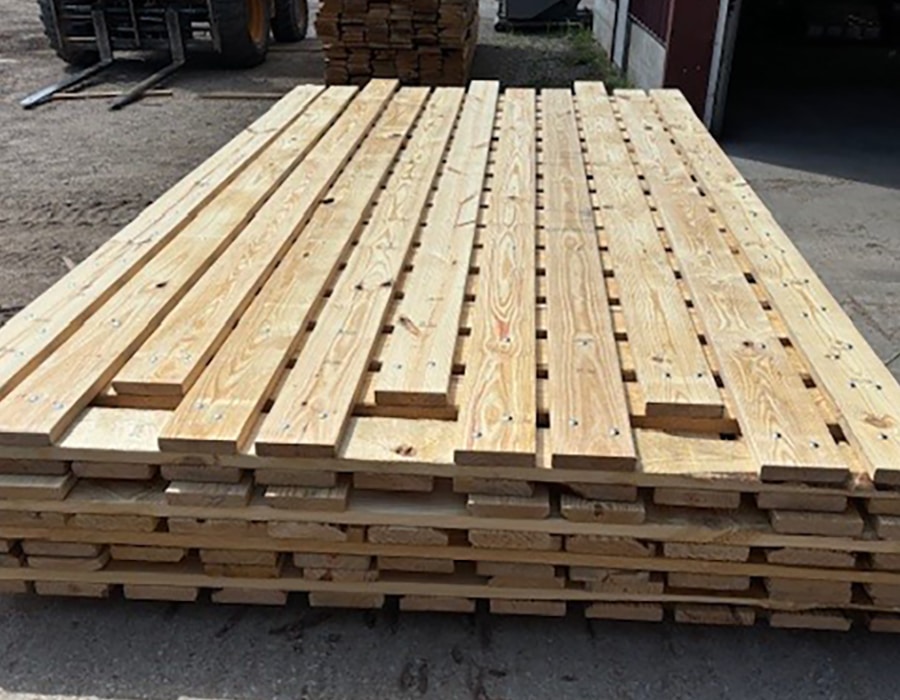 3-Ply Matting in a stack