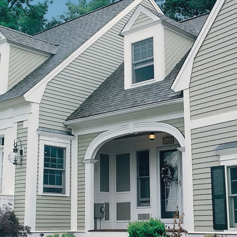 Primed Western Red Cedar bevel siding