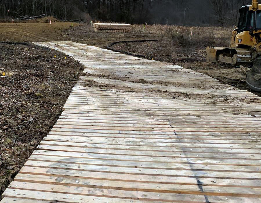 T-Line Matting Access laid out