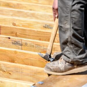 Pressure treated LVL